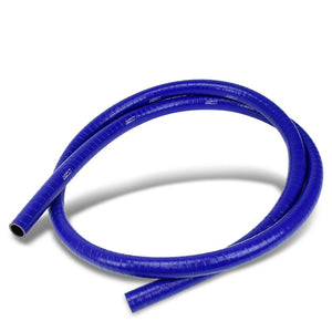 HPS 7/8" (22mm) FKM Lined Oil Resistant Hose FKM-4F-087-BLUE (4 Feet Length Blue 1-Ply Reinforced Polyester Silicone)-Universal Hose-BuildFastCar