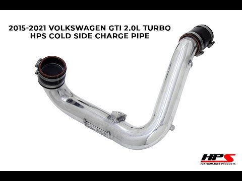 HPS Black Cold Side Intercooler Charge Pipe For 15-21 Audi A3 S3 / VW Golf  GTI Jetta 1.8T 2.0T