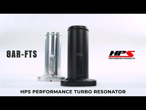 HPS Polish Aluminum Turbo Resonator Tube For 16+ Lexus GS/IS/NX/RC 2.0T 8AR-FTS