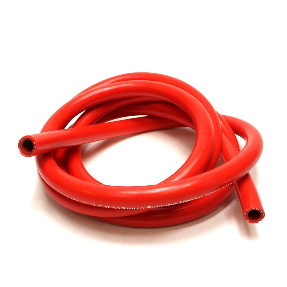 HPS 1-Feet Red 5/16&quot; (8mm) High Temp Silicone Heater Hose Coolant Turbo-Performance-BuildFastCar