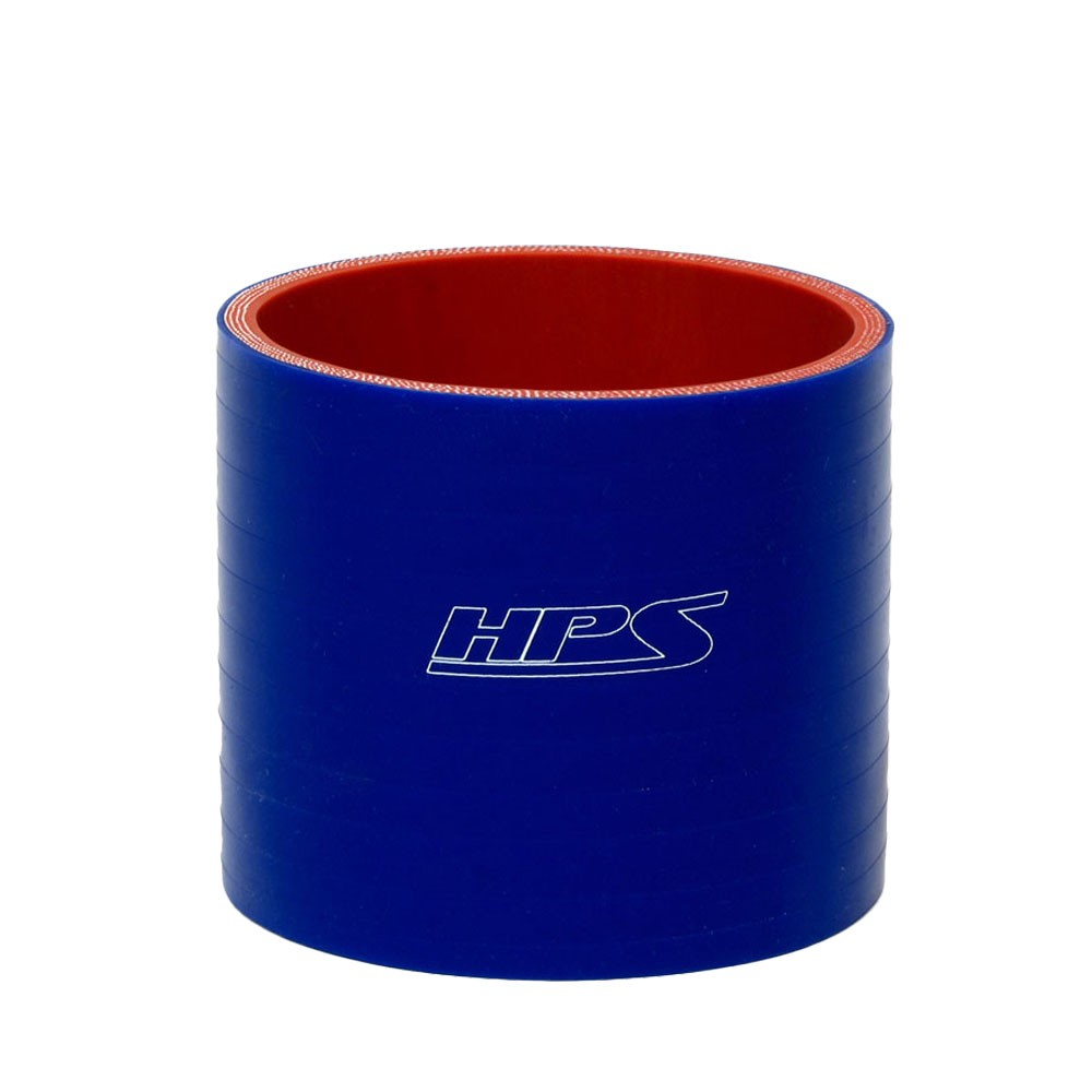 HPS 3-7/8" ID x 3" Long 4-ply Reinforced Silicone Straight Coupler Hose Blue (98mm ID x 76mm Length)-Performance-BuildFastCar