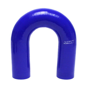 HPS 4.5" Length 2.38" (60mm) ID Blue 4Ply Elbow Couple Silicone 180 Degree Coolant Hose-Performance-BuildFastCar