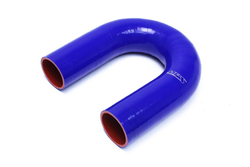 HPS 4.5" Length 2.5" (63mm) ID Blue 4Ply Elbow Couple Silicone 180 Degree Coolant Hose-Performance-BuildFastCar