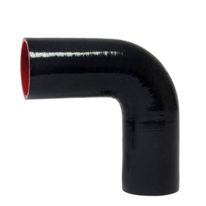 HPS 10" Black 5/16" (8mm) 4Ply Elbow Couple Silicone 90 Degree Coolant Hose-Universal Hose-BuildFastCar