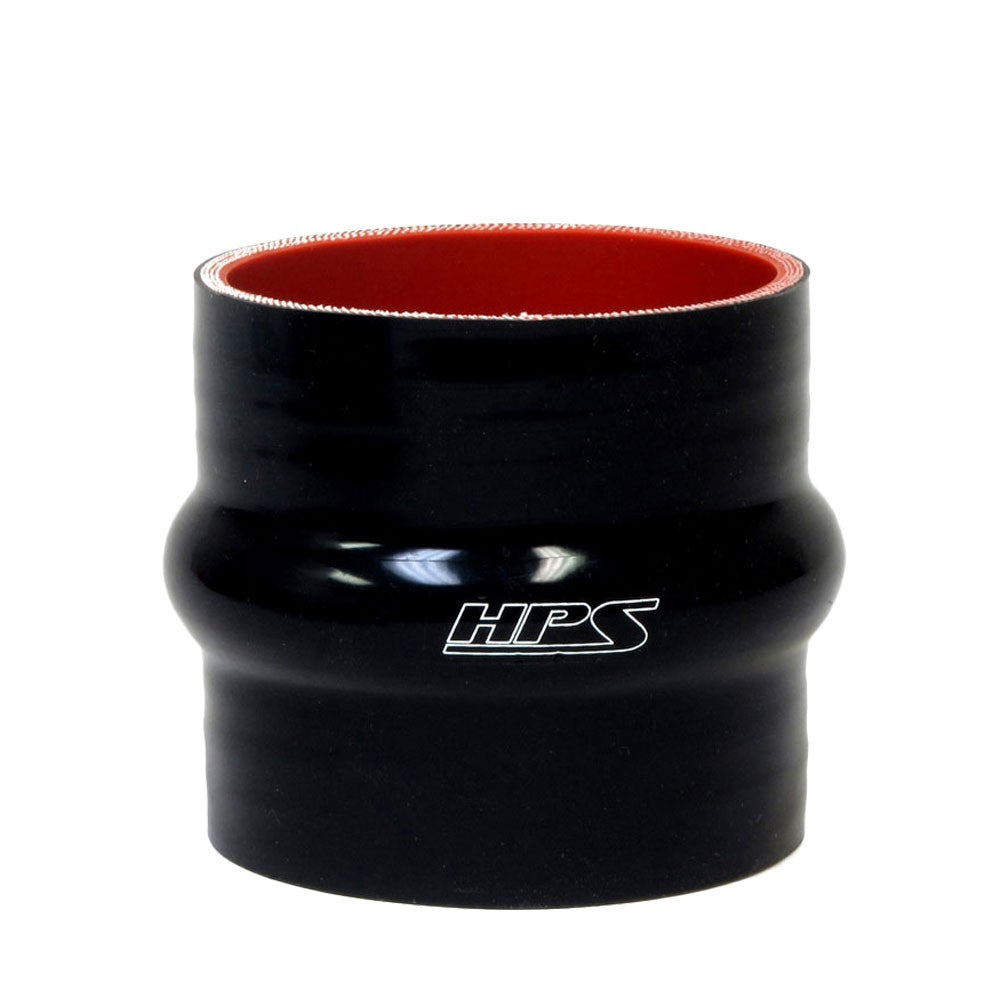 HPS 4.5" (114mm) ID Black 4-Ply Silicone Hump Coupler Hose 6" Long-Intake Turbo-Performance-BuildFastCar