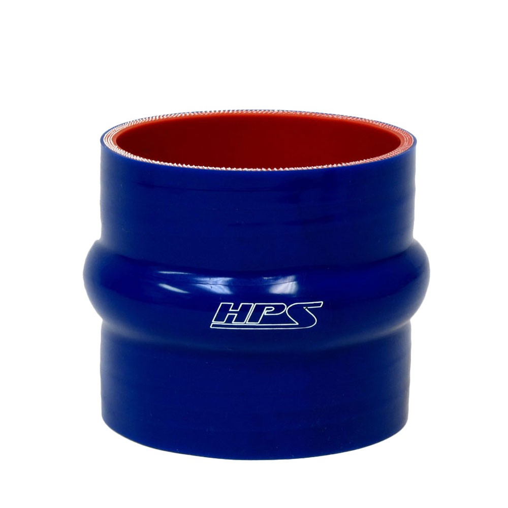 HPS 4.5" (114mm) ID Blue 4-Ply Silicone Hump Coupler Hose 3" Long-Intake Turbo-Performance-BuildFastCar