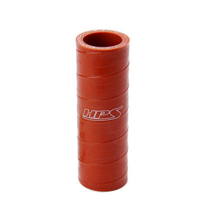 HPS 1.5" (38mm) ID Orange 4Ply Aramid Silicone Straight Coupler Hose 4" Long-Performance-BuildFastCar