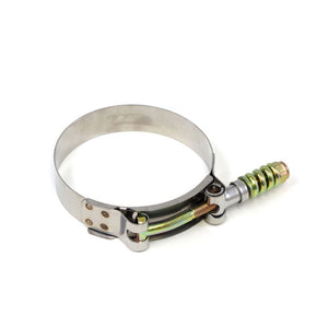 1 x HPS 121mm-129mm Stainless Steel Spring Loaded T-Bolt Clamp For 114mm ID Hose-Performance-BuildFastCar