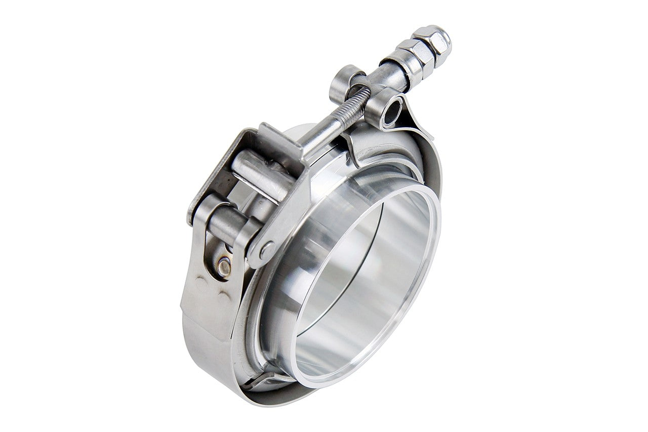 HPS 4" (102mm) Stainless V-Band Clamp+Aluminum Flanges NRB O-Ring For Turbo Pipe